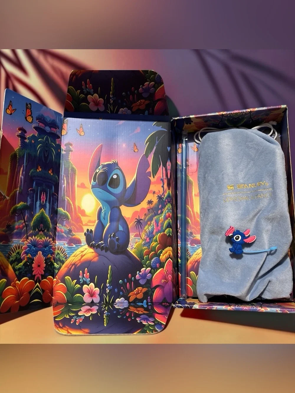 NIB Stanley 40oz Stitch Special Edition Tumbler with Gift Box Set! - Picture 3 of 9